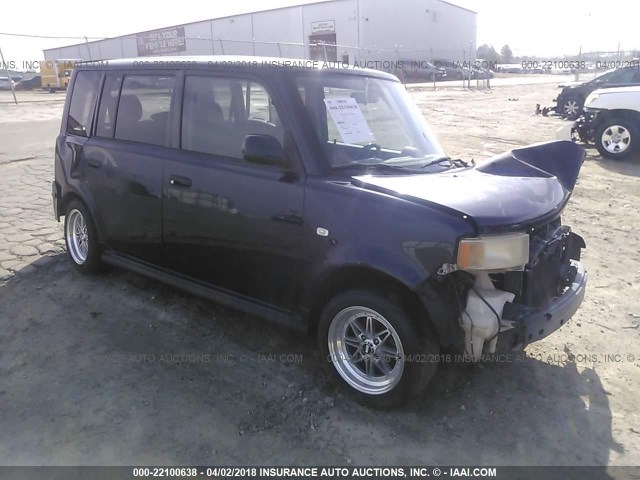 JTLKT324340143309 - 2004 TOYOTA SCION XB ლურჯი ფოტო 1