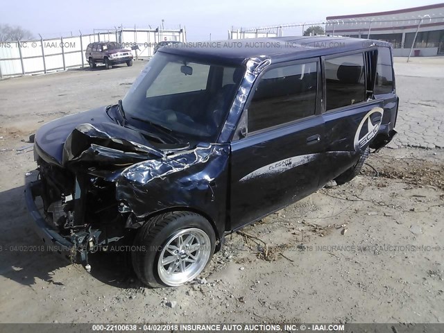 JTLKT324340143309 - 2004 TOYOTA SCION XB ლურჯი ფოტო 2