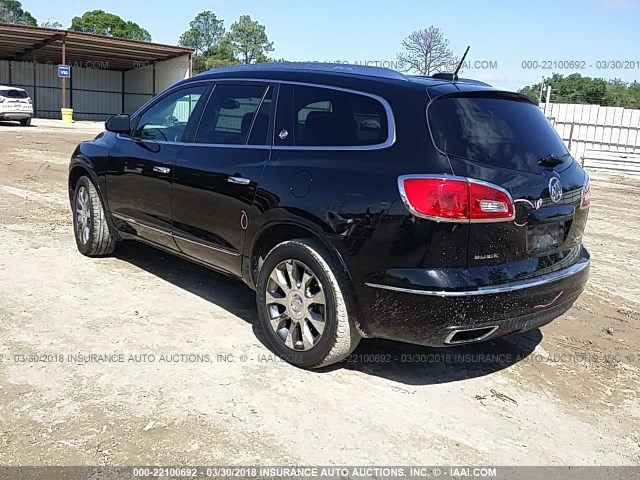 5GAKRBKDXGJ294779 - 2016 BUICK ENCLAVE BLACK photo 3