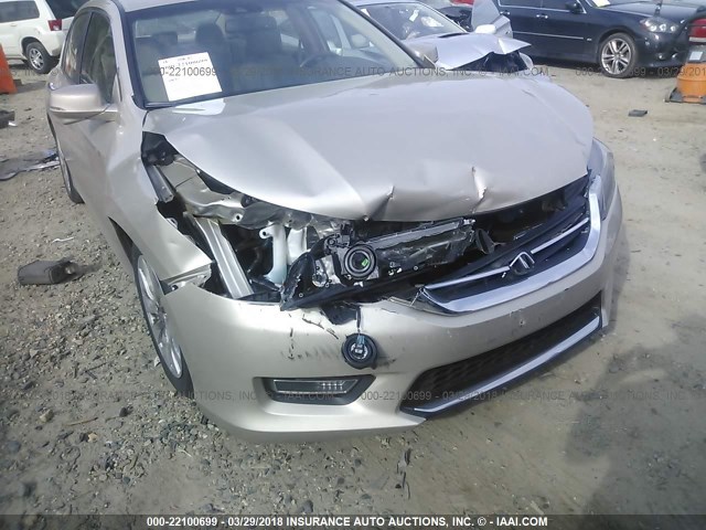 1HGCR2F80DA137145 - 2013 HONDA ACCORD EXL GOLD photo 6