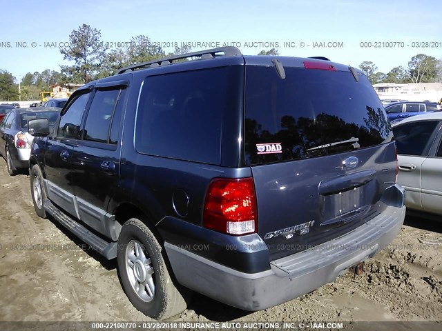 1FMPU15515LA84229 - 2005 FORD EXPEDITION XLT Blau Foto 3