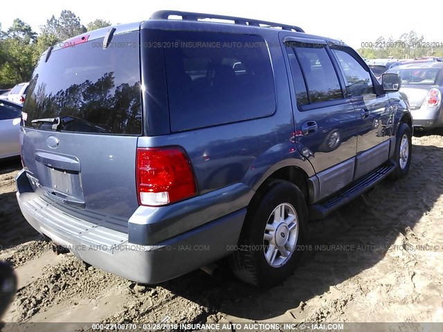 1FMPU15515LA84229 - 2005 FORD EXPEDITION XLT Blau Foto 4