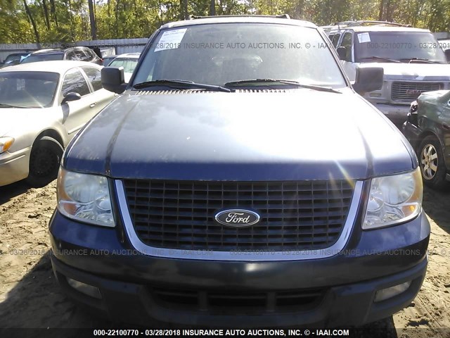 1FMPU15515LA84229 - 2005 FORD EXPEDITION XLT Blau Foto 6