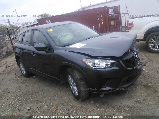 JM3KE2BE5E0402710 - 2014 MAZDA CX-5 SPORT GRAY photo 1