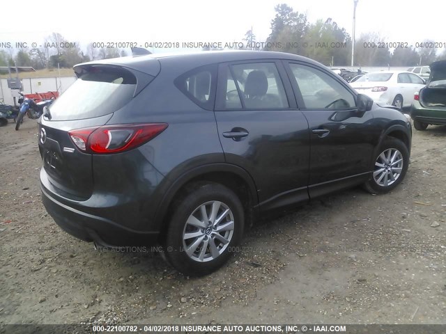 JM3KE2BE5E0402710 - 2014 MAZDA CX-5 SPORT GRAY photo 4