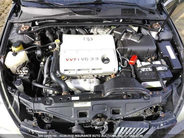 4T1FA38P86U086357 - 2006 TOYOTA CAMRY SOLARA SE/SLE შავი ფოტო 10