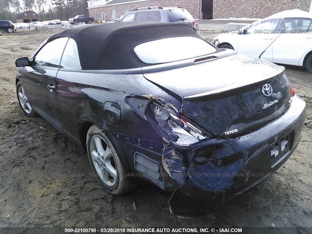 4T1FA38P86U086357 - 2006 TOYOTA CAMRY SOLARA SE/SLE შავი ფოტო 3