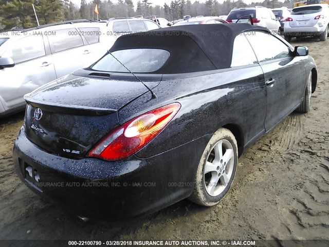 4T1FA38P86U086357 - 2006 TOYOTA CAMRY SOLARA SE/SLE შავი ფოტო 4