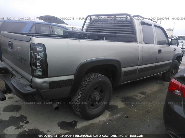 2GCEC19W821130707 - 2002 CHEVROLET SILVERADO C1500 BEIGE photo 4