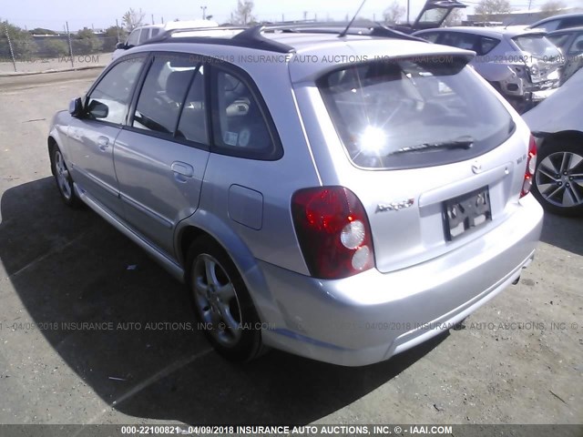 JM1BJ245421522070 - 2002 MAZDA PROTEGE PR5 银色 照片 3