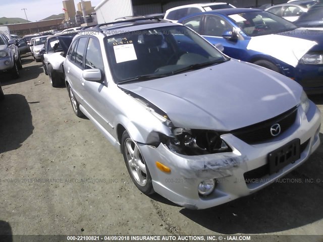 JM1BJ245421522070 - 2002 MAZDA PROTEGE PR5 银色 照片 6