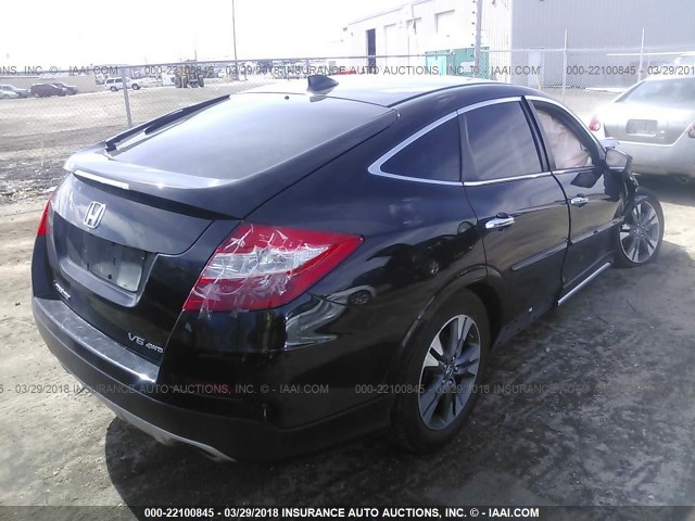 5J6TF2H56EL000771 - 2014 HONDA CROSSTOUR EXL BLACK photo 4