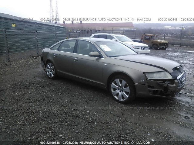 WAUDG94F75N112219 - 2005 AUDI A6 3.2 QUATTRO GOLD photo 1