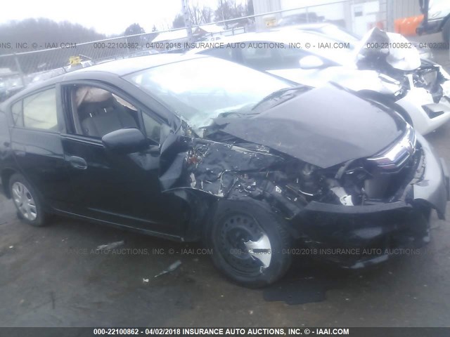 JHMZE2H59DS006408 - 2013 HONDA INSIGHT LX BLACK photo 6