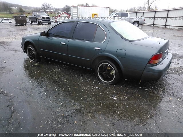 JN1CA21D4VT214263 - 1997 NISSAN MAXIMA GLE/GXE/SE GREEN photo 3