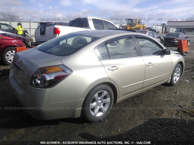 1N4AL21E09N426035 - 2009 NISSAN ALTIMA 2.5/2.5S GOLD photo 4