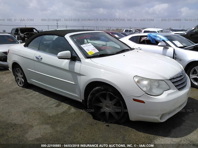 1C3LC65M58N254485 - 2008 CHRYSLER SEBRING LIMITED WHITE photo 1