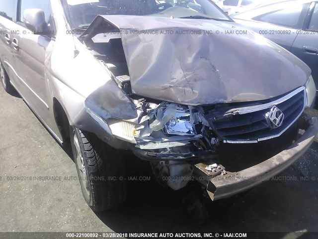 5FNRL18933B087390 - 2003 HONDA ODYSSEY EXL ყავისფერი ფოტო 6