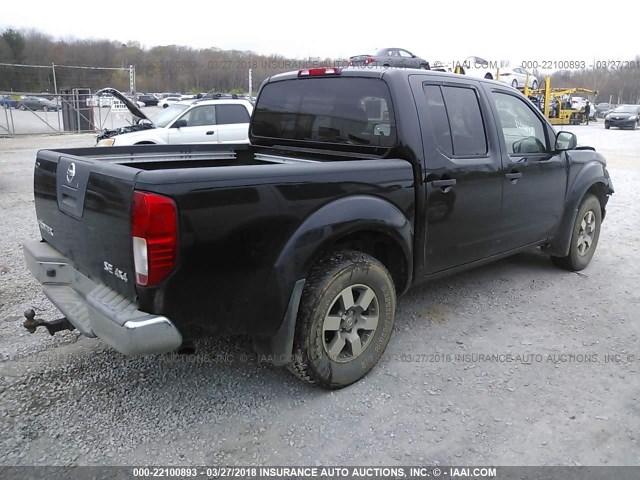 1N6AD07W56C416035 - 2006 NISSAN FRONTIER CREW CAB LE/SE/OFF ROAD BLACK photo 4