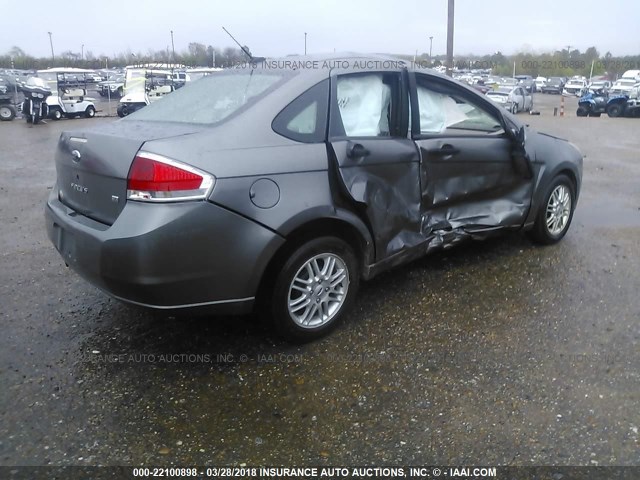 1FAHP35NX9W151190 - 2009 FORD FOCUS SE ნაცრისფერი ფოტო 4