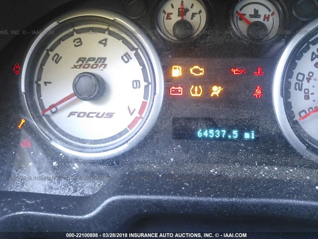 1FAHP35NX9W151190 - 2009 FORD FOCUS SE ნაცრისფერი ფოტო 7