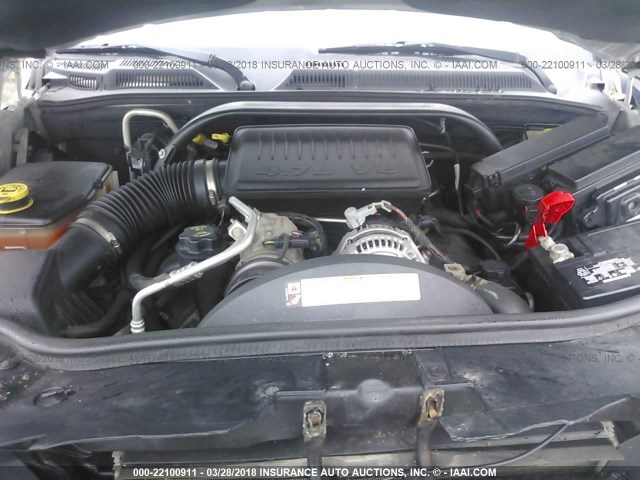 1J8HG48P47C573265 - 2007 JEEP COMMANDER SILVER photo 10