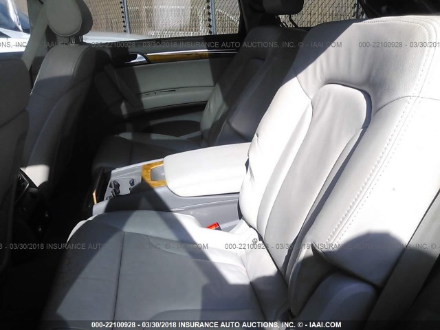 WA1BV74L87D063755 - 2007 AUDI Q7 4.2 QUATTRO PREMIUM GRAY photo 8