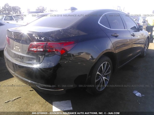 19UUB2F5XGA008719 - 2016 ACURA TLX TECH BLACK photo 4