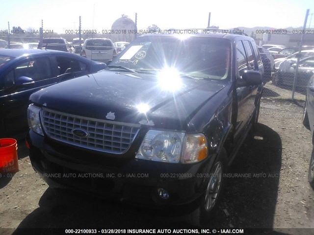 1FMDU75WX2ZC82928 - 2002 FORD EXPLORER LIMITED 黑色 照片 2