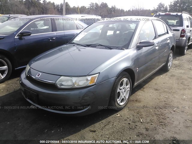 1G8AJ52F14Z188720 - 2004 SATURN ION LEVEL 2 GRAY photo 2