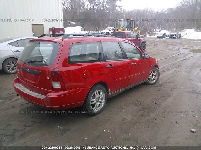 1FAFP36323W292900 - 2003 FORD FOCUS SE/SE SPORT/ZTW RED photo 4