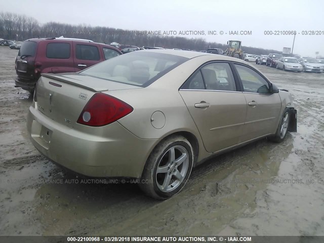 1G2ZG58N074110733 - 2007 PONTIAC G6 SE GOLD photo 4