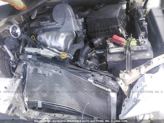 4T1BF1FK9CU122855 - 2012 TOYOTA CAMRY SE/LE/XLE GOLD photo 10