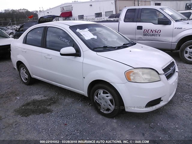 KL1TD56E99B660905 - 2009 CHEVROLET AVEO LS/LT 白色 照片 1