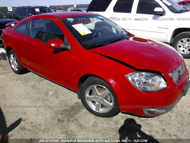 1G2AS18H997183485 - 2009 PONTIAC G5 RED photo 1