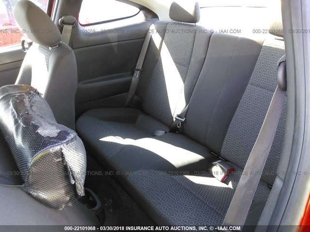 1G2AS18H997183485 - 2009 PONTIAC G5 RED photo 8