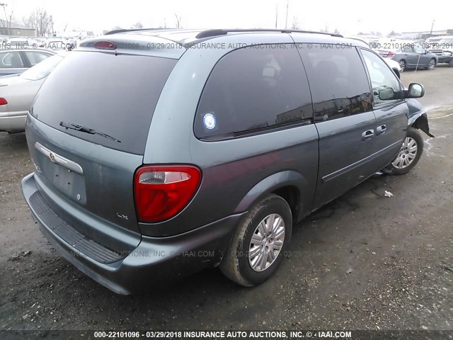 2A4GP44RX6R905543 - 2006 CHRYSLER TOWN & COUNTRY LX BLUE photo 4