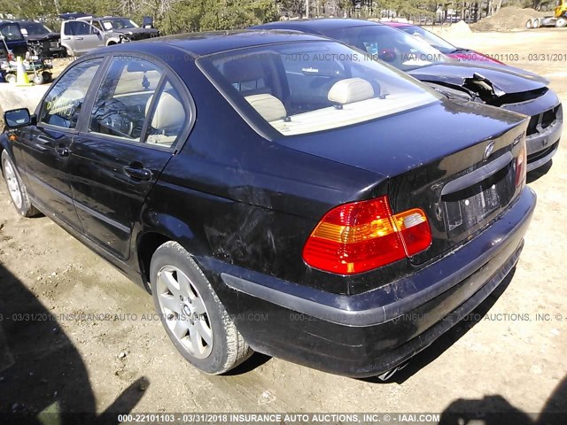 WBAEU33402PF67703 - 2002 BMW 325 XI BLACK photo 3