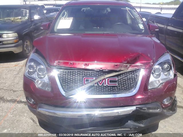 1GKER33D09J128634 - 2009 GMC ACADIA SLT-2 RED photo 10