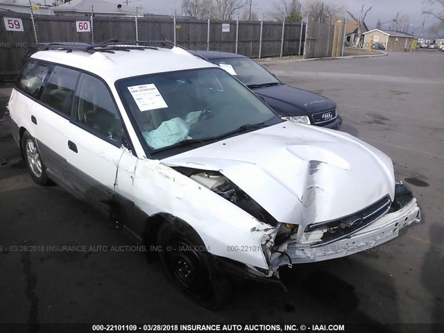 4S3BH675X17671562 - 2001 SUBARU LEGACY OUTBACK AWP 白色 照片 1