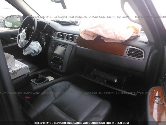 1GKFK16368R265710 - 2008 GMC YUKON XL K1500 BLACK photo 5