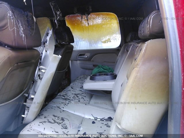 1GCHK23658F125819 - 2008 CHEVROLET SILVERADO K2500 HEAVY DUTY RED photo 8