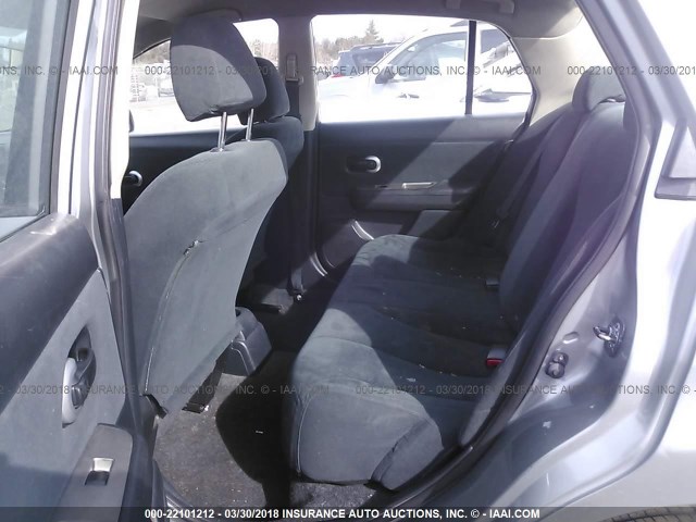 3N1BC1AP5BL481079 - 2011 NISSAN VERSA S/SL SILVER photo 8