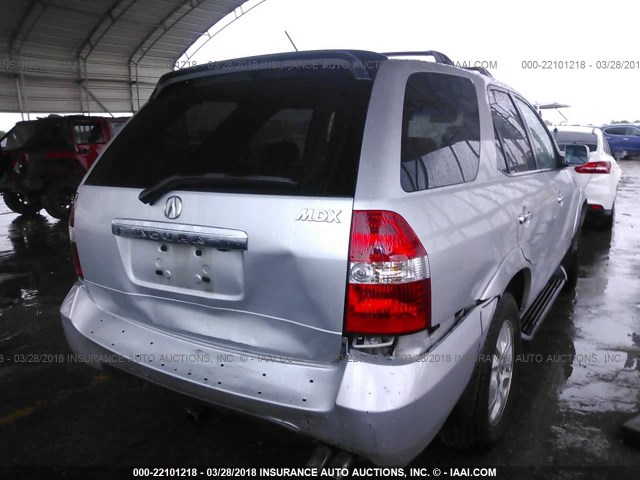 2HNYD18913H515048 - 2003 ACURA MDX TOURING SILVER photo 4