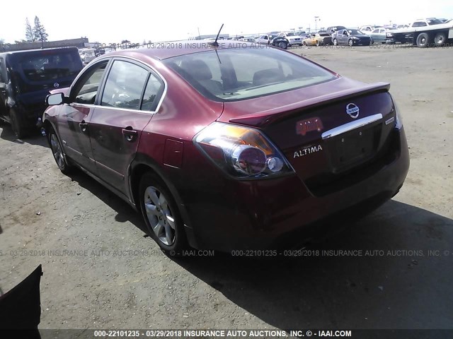 1N4CL21E29C114061 - 2009 NISSAN ALTIMA HYBRID RED photo 3