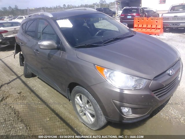 KM8JU3AC0DU726390 - 2013 HYUNDAI TUCSON GLS/LIMITED 棕色 照片 1