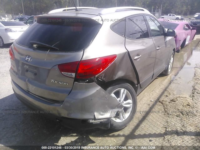 KM8JU3AC0DU726390 - 2013 HYUNDAI TUCSON GLS/LIMITED BROWN photo 6