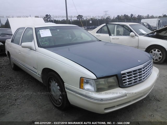 1G6KD54Y2XU789008 - 1999 CADILLAC DEVILLE WHITE photo 1