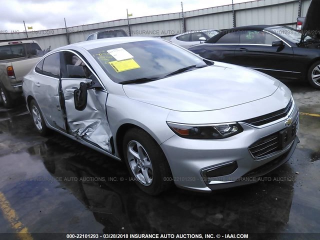 1G1ZB5ST4GF284223 - 2016 CHEVROLET MALIBU LS SILVER photo 1
