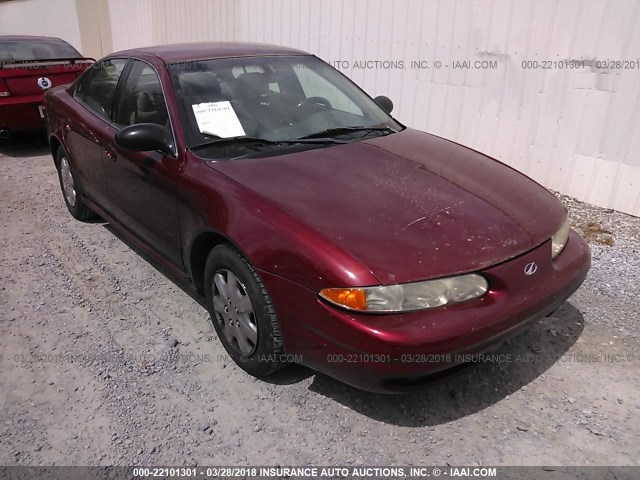 1G3NK52F73C276824 - 2003 OLDSMOBILE ALERO GX RED photo 1